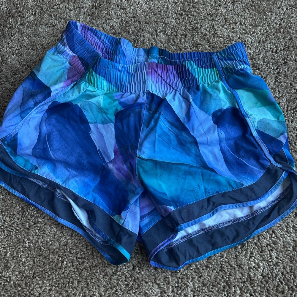 Athleta Blue and Purple Athletic Shorts